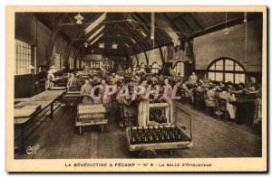 Old Postcard The Benedictine in Fecamp The room & # 39etiquetage