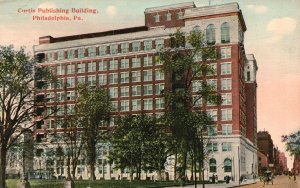 Vintage Postcard 1910's Curtis Publishing Building Philadelphia Pennsylvania PA