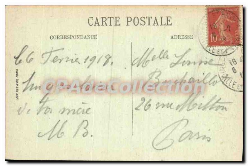 Old Postcard Dinard Pointe De La Malouine