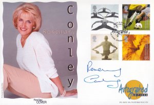 Rosemary Conley Dancing On Ice Hand Signed First Day Cover