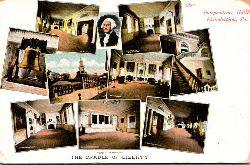 Pennsylvania Philadelphia Inependence Hall The Cradle Of Liberty Multi View 1907