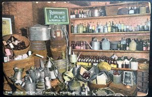 Vintage Postcard 1901-1907 The Rum Room, City Hall, Portland, Maine