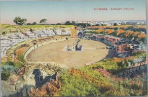 Postcard Siracusa Sicily Italy Anfiteatro Romano