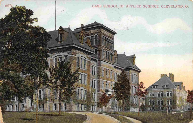 Case School of Applied Science Cleveland Ohio 1910 postcard