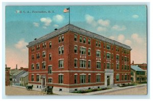 1914 Y.M.C.A  Building, Pawtucket, Rhode Island, RI Postcard 