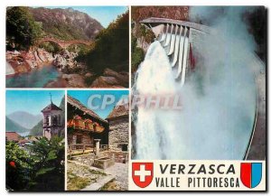 Postcard Modern Verzasca Valle Pittoresca