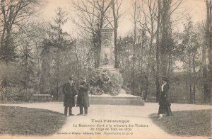 Toul France 1870 Siege Memorial Monument Antique Postcard French Franco-Prussian