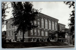 c1910's High School Building Fergus Falls Minnesota MN RPPC Photo Postcard