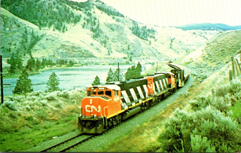 Trains Canadian National Ballast Train Locomotive #5610