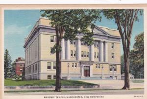 New Hampshire Manchester Masonic Temple Curteich