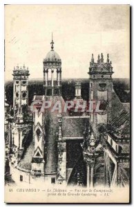 Old Postcard Chambord View Campanile taking the Great Lantern