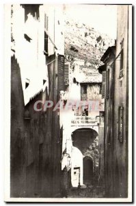 La Turbie - The Incalat street - Old Postcard