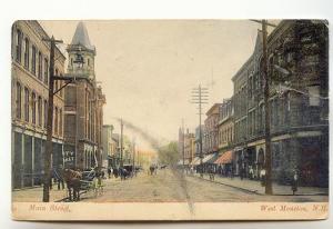 Horse Carts, Main St, West Moncton New Brunswick, Used 1907 McCoy