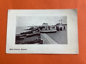 West Parade Bognor Vintage unused Postcard R39660 