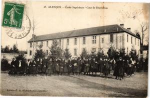 CPA Alencon (Orne) - Ecole Superiure Cour de Recreation (250107)