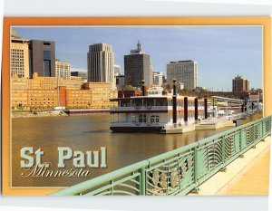 Postcard Riverfront St. Paul Minnesota USA