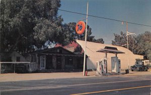 Dulzura California Barrett Cafe and Gas Station Vintage Postcard AA61304