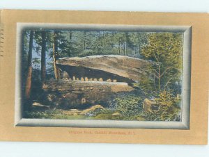 Divided-back NATURE SCENE Catskill Mountains - Kingston & Poughkeepsie NY AD7971