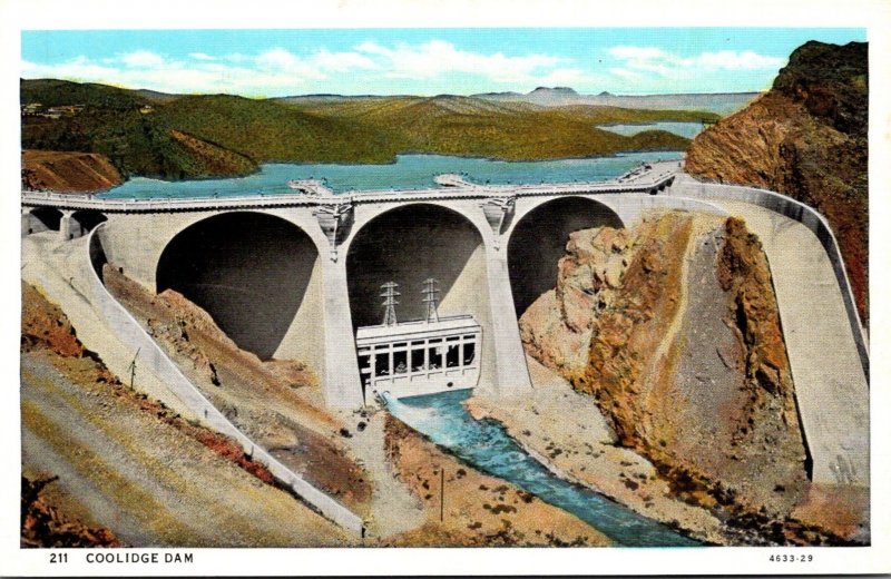 California The Coolidge Dam Curteich