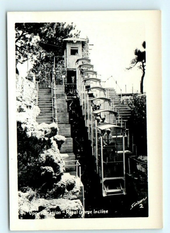 c1940s Royal Gorge, CO x8 Real Photos Pack Souvenir Highest Bridge Vtg Lot A20 