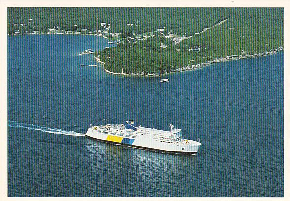 Canada Ferry M S Chi-Cheemaun On Georgian Bay