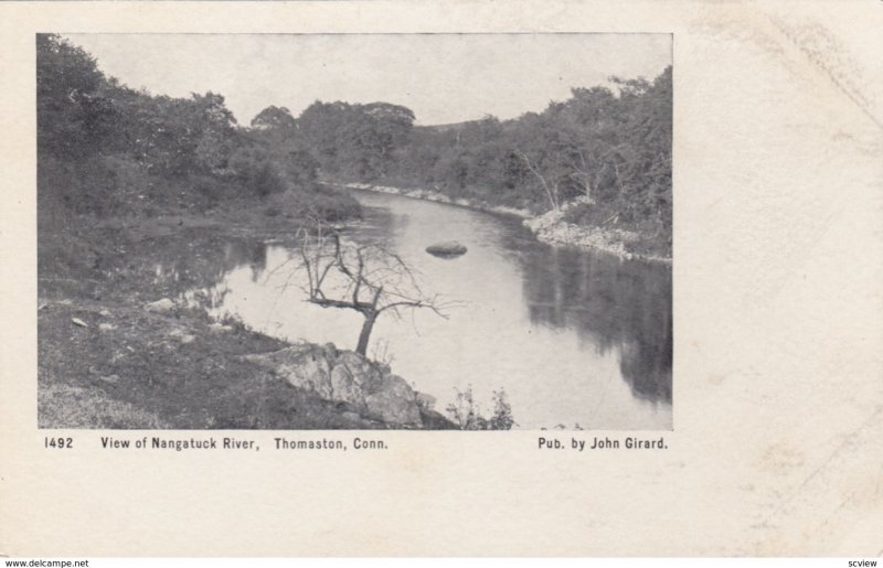 THOMASTON, Connecticut, 1901-07; View Of Nangatuck River