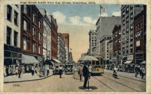 High St. - Columbus, Ohio OH Postcard