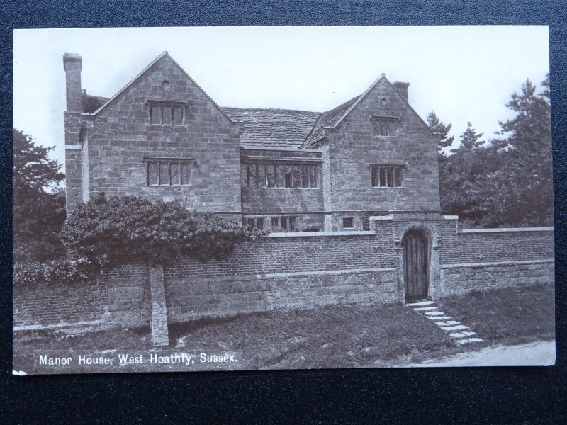 East Sussex WEST HOATHLY Manor House - Old RP Postcard by A.H. Homewood