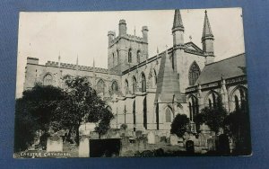 Vintage  Postcard Chester Cathedral  Cheshire F1E