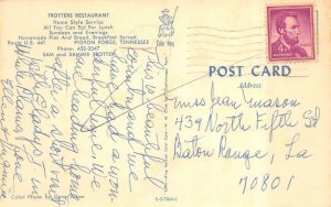 PIGEON FORGE Tennessee TN   TROTTERS RESTAURANT  Roadside  Vintage  Postcard