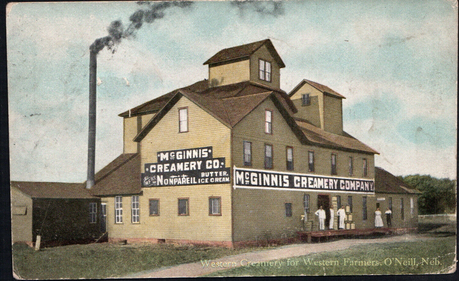 1910 McGinnis Creamery Company Western Farmers O’Neill Nebraska