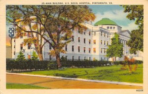 Main Building, U.S. Naval Hospital, Portsmouth, VA, USA PU Unknown 