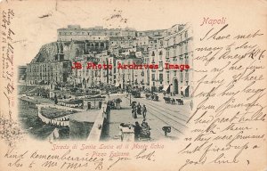 Italy, Napoli, Naples, Strada Di Santa Lucia, Monte Echio, Pizzo Falcone