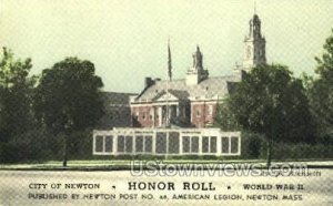 CNewton Honor Roll World War 2 - Massachusetts MA  