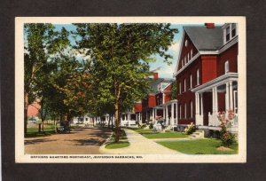 MO Jefferson Barracks Lemay Missouri US Army Base Military Quarters Postcard