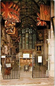 Warriors Chapel Canterbury Catherdral St Michael Kent Regiment Shrine Postcard 