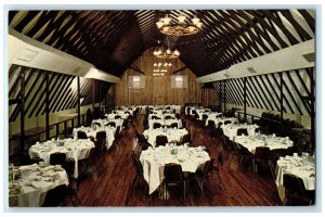 c1960's The Manor Barn Hayloft Overland Park Interior Ottawa Kansas KS Postcard