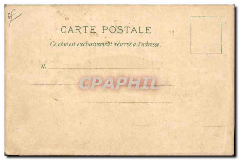 Old Postcard Fancy transparent map Paris Trocadero Expo