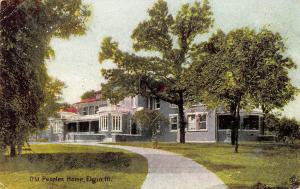 Elgin Illinois 1908 Postcard Old Peoples Home