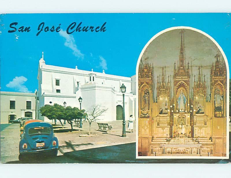 Pre-1980 CHURCH SCENE San Juan Puerto Rico PR L5309