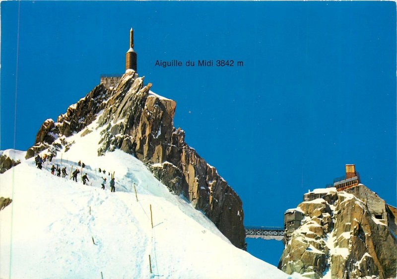 Postcard France Aiguille du Midi 3842m