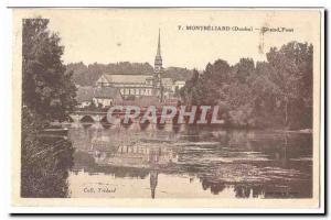 Montbeliard Old Postcard Grand Bridge