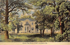 Henry Clap Home of 1807 Lexington KY