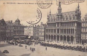 Belgium Brussels Maison du Roi et Maisons de la Grand' Place 1913