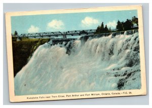 Vintage 1940 Postcard Kakabeka Falls Port Arthur & Fort William Ontario Canada