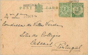 Entier Postal Stationery 1 / 2p for Portugal