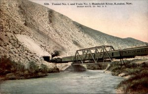 Ryndon Nevada Humboldt River So Pacific RR Ogden Rte c1900-20s Vintage Postcard
