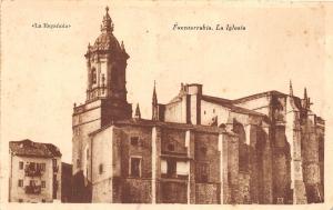 B93460 la iglesia  fuenterrabia postcard    spain