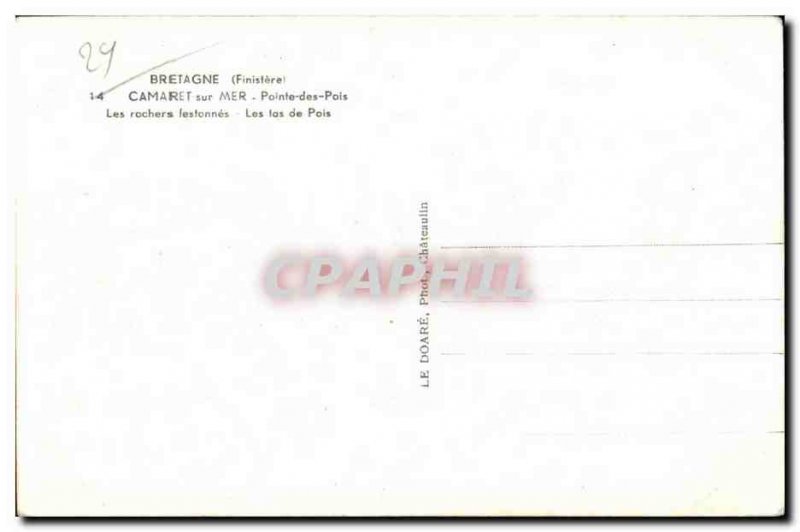 Camaret sur Mer - Pointe Pea - Old Postcard