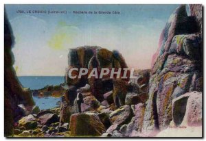 Le Croisic - Rocks of the Grande Cote - Old Postcard